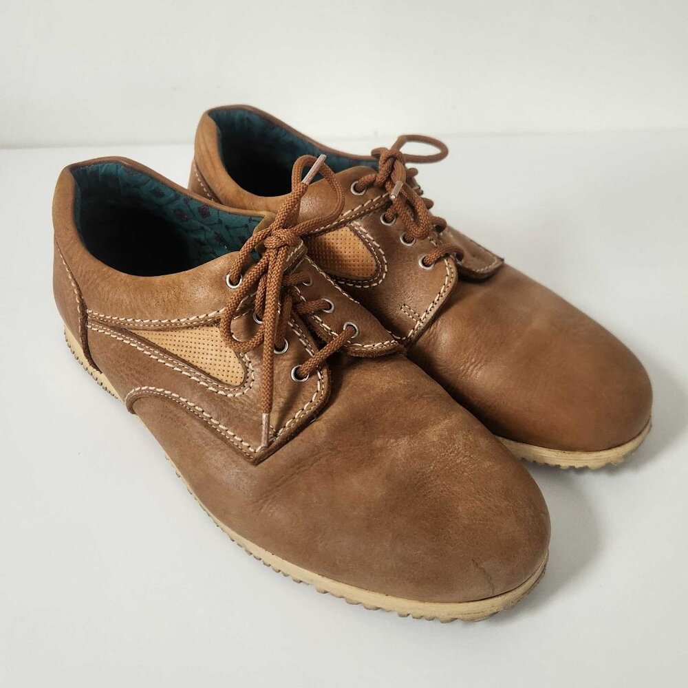 JAPE Men’s Leather Oxford Shoes — Made in Italy • Size 9 (EU 41)